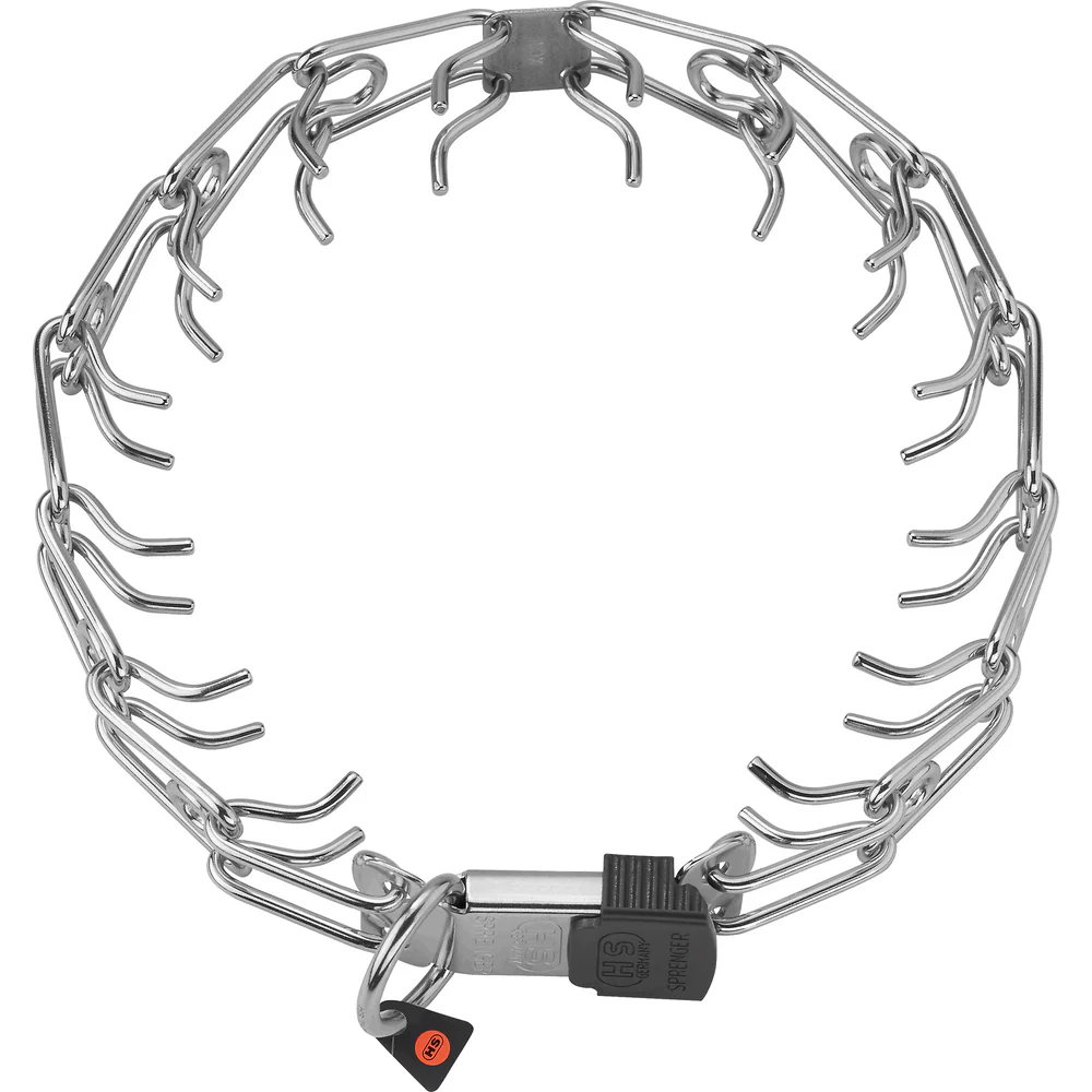 ULTRA-PLUS Training Collar with Center-Plate and ClicLock - Stainless steel