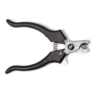 Premium Nail Clipper with Safety-Stop - black