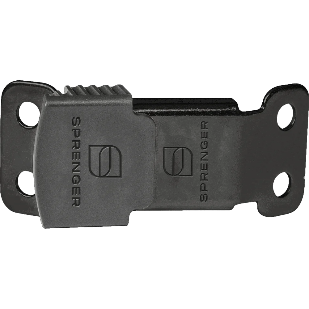 Click Lock fastener, buckle for prong collars - stainless steel black