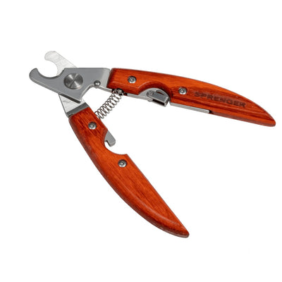 Herm Spenger - Nail Clipper with Safety-Stop and wooden handle