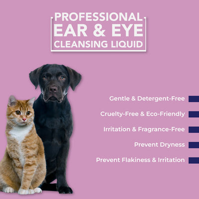 Natural Ear & Eye Cleansing Liquid for Pets